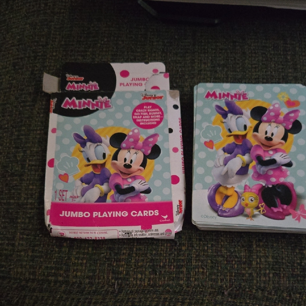 Disney Junior Minnie Mouse Jumbo Playing Cards